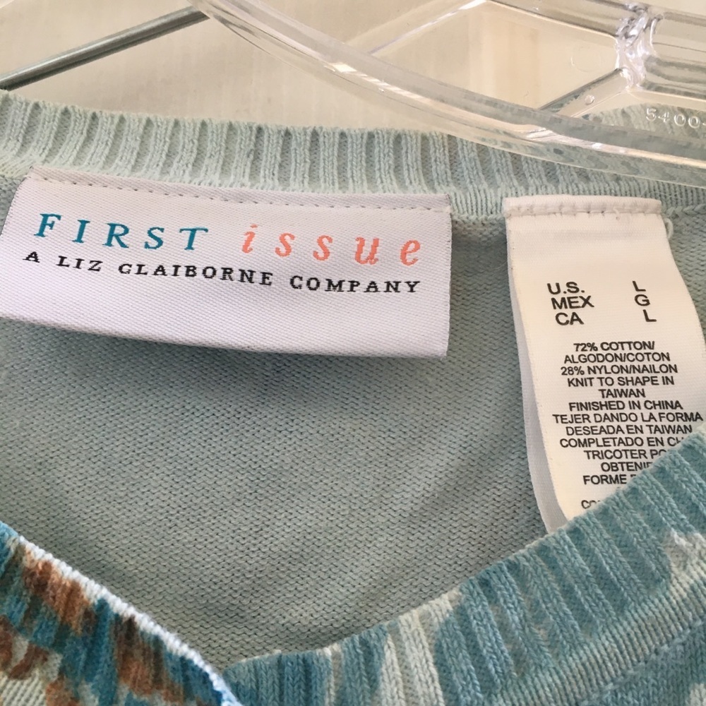 FINAL MARKDOWN Ladies first issue cardigan large - Picture 4 of 4